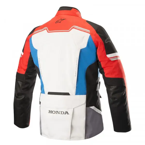 Giacca moto Alpinestars Honda Collection ANDES V2 DRYSTAR Grigio Rosso Blu