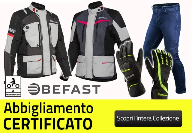 Abbigliamento Certificato Befast - Motoabbigliamento.it